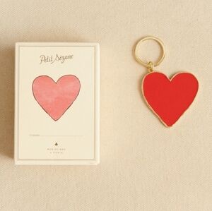 Petit Sezane Heart Keychain NWT